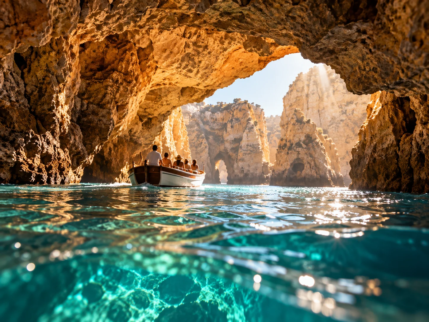 A sea grotto on the coast near Lagos